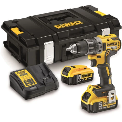 Perceuse Visseuse 18V XR + 2 Batteries 5Ah + Chargeur + Coffret T-stak - DEWALT - DCD791P2 3 Perceuse Visseuse 18V XR + 2 Batteries 5Ah + Chargeur + Coffret T-stak - DEWALT - DCD791P2