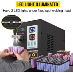 VEVOR Soudeuse De Batterie Tactile De Precision A Double Impulsion Lumiere LED -Makitch Magasin 77220838 5