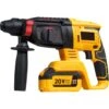 Marteau Perforateur Sans Fil Brushless - 3 En 1-20V-4Ah - Diamètre De 26 Mm(Livrée Avec Batterie Et Chargeur, Poignée Auxiliaire, Mandrin SDS + Et Coffret) -Makitch Magasin 77671874 1