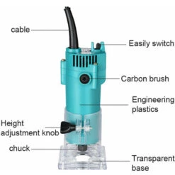 220V 450W Routeur A Bois Electrique Outil De Defonceuse A Bois Moteur A Brosse Pour Le Travail Du Bois Machine A Fraiser Graver Et Decouper Le Bois 9 220V 450W Routeur A Bois Electrique Outil De Defonceuse A Bois Moteur A Brosse Pour Le Travail Du Bois Machine A Fraiser Graver Et Decouper Le Bois -Makitch Magasin 79233348 3