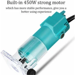 220V 450W Routeur A Bois Electrique Outil De Defonceuse A Bois Moteur A Brosse Pour Le Travail Du Bois Machine A Fraiser Graver Et Decouper Le Bois 10 220V 450W Routeur A Bois Electrique Outil De Defonceuse A Bois Moteur A Brosse Pour Le Travail Du Bois Machine A Fraiser Graver Et Decouper Le Bois -Makitch Magasin 79233348 4