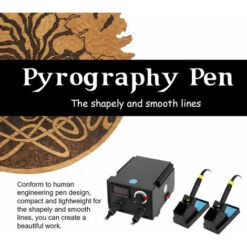 Machine Multifonctionnelle De Pyrologie De Bois De Courge électrique D'affichage Numérique De 100W Avec Les Têtes De Chauffage De 20pcs -Makitch Magasin 79840286 4