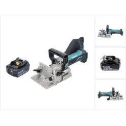 Makita DPJ 180 F1 Lamelleuse Sans Fil 100 Mm 18 V + 1x Batterie 6,0 Ah + Sans Chargeur