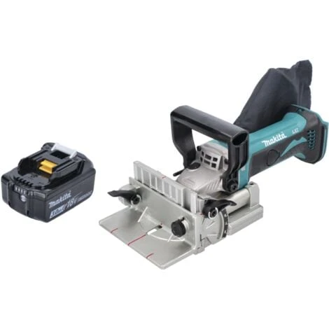 Makita DPJ 180 F1 Lamelleuse Sans Fil 100 Mm 18 V + 1x Batterie 6,0 Ah + Sans Chargeur 4 Makita DPJ 180 F1 Lamelleuse Sans Fil 100 Mm 18 V + 1x Batterie 6,0 Ah + Sans Chargeur – Image 2