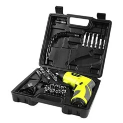 Visseuse Sans Fil 6Nm,DEWINNER Visseuse Devisseuse Sans Fil 1300mAh 3.6V Avec 45 Accessoires,Adaptateur De Charge Avec Câble USB Et Boîte De Rangement -Makitch Magasin 86501772 3