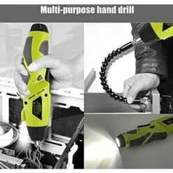 Visseuse Sans Fil 6Nm,DEWINNER Visseuse Devisseuse Sans Fil 1300mAh 3.6V Avec 45 Accessoires,Adaptateur De Charge Avec Câble USB Et Boîte De Rangement -Makitch Magasin 86501772 4