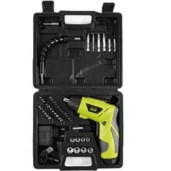 Visseuse Sans Fil 6Nm,DEWINNER Visseuse Devisseuse Sans Fil 1300mAh 3.6V Avec 45 Accessoires,Adaptateur De Charge Avec Câble USB Et Boîte De Rangement -Makitch Magasin 86501772 5