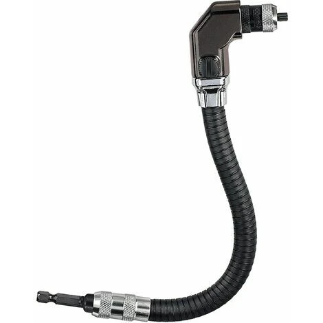 AQIUO Renvoi D'angle Flexible Noir Tige D'extension Pour Tournevis électrique 3 AQIUO Renvoi D'angle Flexible Noir Tige D'extension Pour Tournevis électrique
