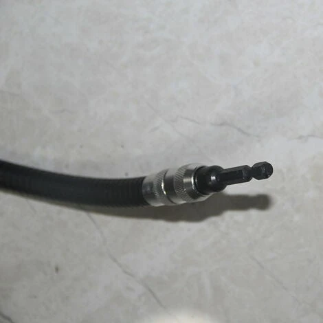 AQIUO Renvoi D'angle Flexible Noir Tige D'extension Pour Tournevis électrique 6 AQIUO Renvoi D'angle Flexible Noir Tige D'extension Pour Tournevis électrique – Image 4