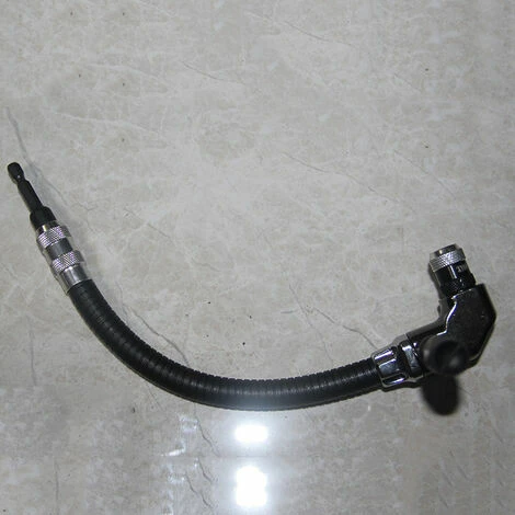AQIUO Renvoi D'angle Flexible Noir Tige D'extension Pour Tournevis électrique 7 AQIUO Renvoi D'angle Flexible Noir Tige D'extension Pour Tournevis électrique – Image 5