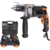TACKLIFE Perceuse à Percussion, Perceuse à Fil 850W 3000RPM Avec 15 Forets Set, Vitesse Variable, Mode Marteau Et 2 Fonctions En 1, Adaptée Au Bois, Acier, Béton-PID03B -Makitch Magasin 87563722 1