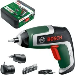 Bosch IXO 7 Set Cordless Cordless Tournevis, Y Compris La Fixation Excentrique Et Angulaire