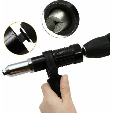 Outil De Rivetage Sans Fil, Riveteuse électrique, Riveteuse à Riveter Sans Fil, Adaptateur De Perceuse à Riveter 5 Outil De Rivetage Sans Fil, Riveteuse électrique, Riveteuse à Riveter Sans Fil, Adaptateur De Perceuse à Riveter – Image 3