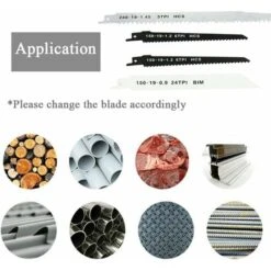 Scie Alternative électrique Filaire Robuste De 710 W Avec 4 Lames -Makitch Magasin 88687539 3