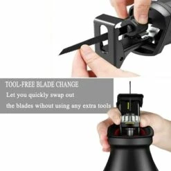 Scie Alternative électrique Filaire Robuste De 710 W Avec 4 Lames -Makitch Magasin 88687539 5