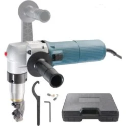 AREBOS Grignoteuse à Tôle Acier 625 W 4 Mm étui Inclus Convient Pour L'acier, L'inox Et Le Plastique Coupe-tôle Grignoteuse