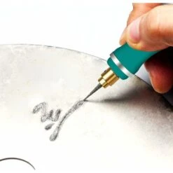 Stylo Graveur Électrique Mini Gravure Outil Sans Fil Usb Outil Rotatif Electrique 3 Niveaux De Réglage Pour Gravure Bijoux Verre Bois Pierre Métal Plastique -Makitch Magasin 89779849 5