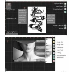 Machine De Gravure Laser à Un Bras Petite Machine De Gravure Universelle Automatique DIY Par Ordinateur Support De La Gravure APP Pour Téléphone Mobile Android Support Du Logiciel D'exploitation GRBL, -Makitch Magasin 91463039 4