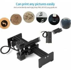Machine De Gravure Laser à Un Bras Petite Machine De Gravure Universelle Automatique DIY Par Ordinateur Support De La Gravure APP Pour Téléphone Mobile Android Support Du Logiciel D'exploitation GRBL, -Makitch Magasin 91463039 5