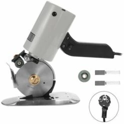 Machine De Decoupe De Couteau Rond Ciseaux Electriques Machine De Decoupe De Tissu Electrique Portable Machine De Decoupe De Tissu TY-90B Norme Europeenne Sans Beurre