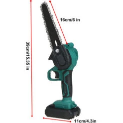 Tronconneuse Sans Fil De 6 Pouces Et 2xbatteries, Mini Tronconneuse à Batterie Rechargeable -Makitch Magasin 91994628 4