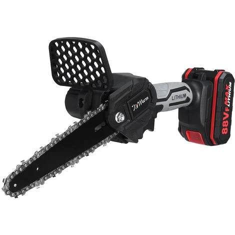 88V Scie à Chane électroportative 3000W Mini Tronconneuse à Batterie - 6 Pouces Sans Fil - Avec 2 Batteries 4 88V Scie à Chane électroportative 3000W Mini Tronconneuse à Batterie - 6 Pouces Sans Fil - Avec 2 Batteries – Image 2