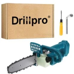 Tronconneuse élagueuse Sans Fil 18V 8''Scie à Chaine Scie à Bche électrique Bleu (sans Batterie)