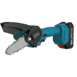 Tronconneuse élagueuse Kiwarm 4'' 18V Tronconneuse à Batterie Scie à Chaine électrique Sans Fil Avec 2 Batteries -Makitch Magasin 91996835 3