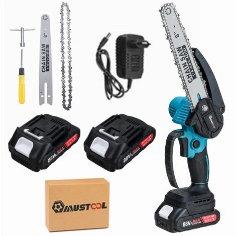 Scie à Chaine Avec Affichage Tronconneuse à Batterie à Batterie élagueuse Sans Fil Brushless MUSTOOL 8''18V 10000RPM Scie à Buche 2 Batteries Prise UE 5 Scie à Chaine Avec Affichage Tronconneuse à Batterie à Batterie élagueuse Sans Fil Brushless MUSTOOL 8''18V 10000RPM Scie à Buche 2 Batteries Prise UE – Image 3