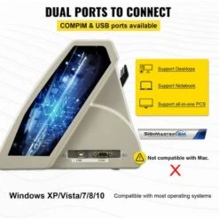 VEVOR Plotter De Decoupe Traceur De Coupe 720mm Vinyle Ploteur De Decoupe Manuel Machine De Tracer Decouper Coupe-Vinyle Haute-Precision Cutter Plotter Logiciel SignMaster Inclus Blanc -Makitch Magasin 92384819 5
