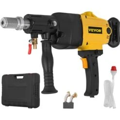VEVOR Carotteuse A Diamant 160MM Appareil De Forage A Diamant A Main Seche Et Humide Machine De Foret De Carottier A Usage Intensif 2180W Pour Forage Du Beton Au Diamant Perceuse A Diamant