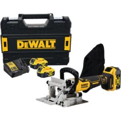 Fraiseuse à Lamelles 18V XR + 2 Batteries 5Ah + Chargeur En Coffret T-STAK - DEWALT - DCW682P2