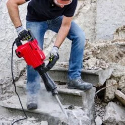 Marteau Piqueur 1700w - 60 Joules - 1900 Coups/min - Marteau De Démolition Inclus 2 Burins : Plat - à Pointe - Malette -Makitch Magasin 94400351 3