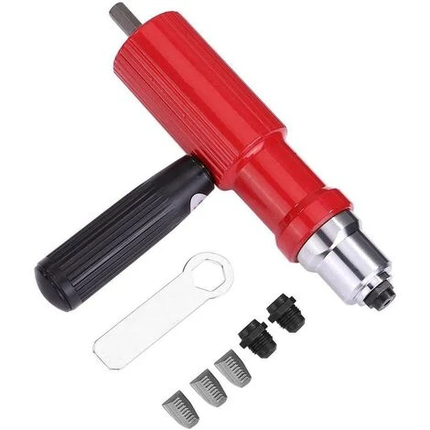 Kit électrique De Rivetage Avec Adaptateur Pour Riveteuse Sans Fil - Pistolet à Riveter En Rouge 3 Kit électrique De Rivetage Avec Adaptateur Pour Riveteuse Sans Fil - Pistolet à Riveter En Rouge