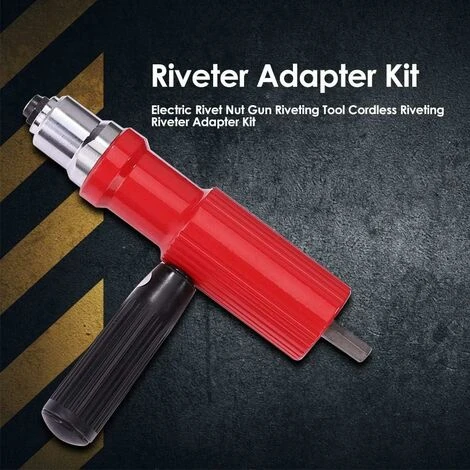 Kit électrique De Rivetage Avec Adaptateur Pour Riveteuse Sans Fil - Pistolet à Riveter En Rouge 4 Kit électrique De Rivetage Avec Adaptateur Pour Riveteuse Sans Fil - Pistolet à Riveter En Rouge – Image 2