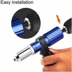 Pistolet à Rivets électrique 2.44.8mm Rivet écrou Pistolet Adaptateur De Foret Outil De Rivetage écrou Tirer Rivet Outil -Makitch Magasin 95135072 3