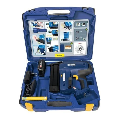 RAPID - BNX50 - Cloueur à Batterie 18V Pour 8/20-50mm - Coffret +batterie +chargeur 4 RAPID - BNX50 - Cloueur à Batterie 18V Pour 8/20-50mm - Coffret +batterie +chargeur – Image 2