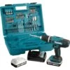 Perceuse Visseuse à Percussion Makita Ø 13 Mm 18V Li-Ion 2Ah En Coffret Avec Kit D'accessoires - HP488DAEX1 -Makitch Magasin 97194310 1