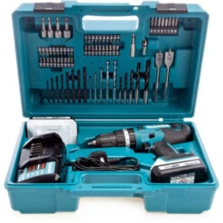 Perceuse Visseuse à Percussion Makita Ø 13 Mm 18V Li-Ion 2Ah En Coffret Avec Kit D'accessoires - HP488DAEX1 -Makitch Magasin 97194310 3
