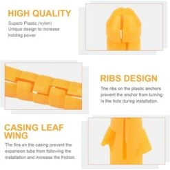 Kit De Vis Et Chevilles 200 Pièces Grand Assortiment De Vis Chevilles Pour Montage, Réparation, Construction, Forage" -Makitch Magasin 97502275 5