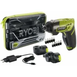 Tournevis Sans Fil RYOBI 4V Ergo - Batterie 1,5 Ah Intégrée - Chargeur - ERGO-A2